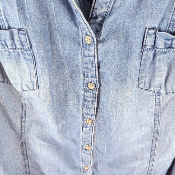 Vintage America Blues Long Sleeve Floral Embroidered Top XXL/2X - Picture 2 of 8